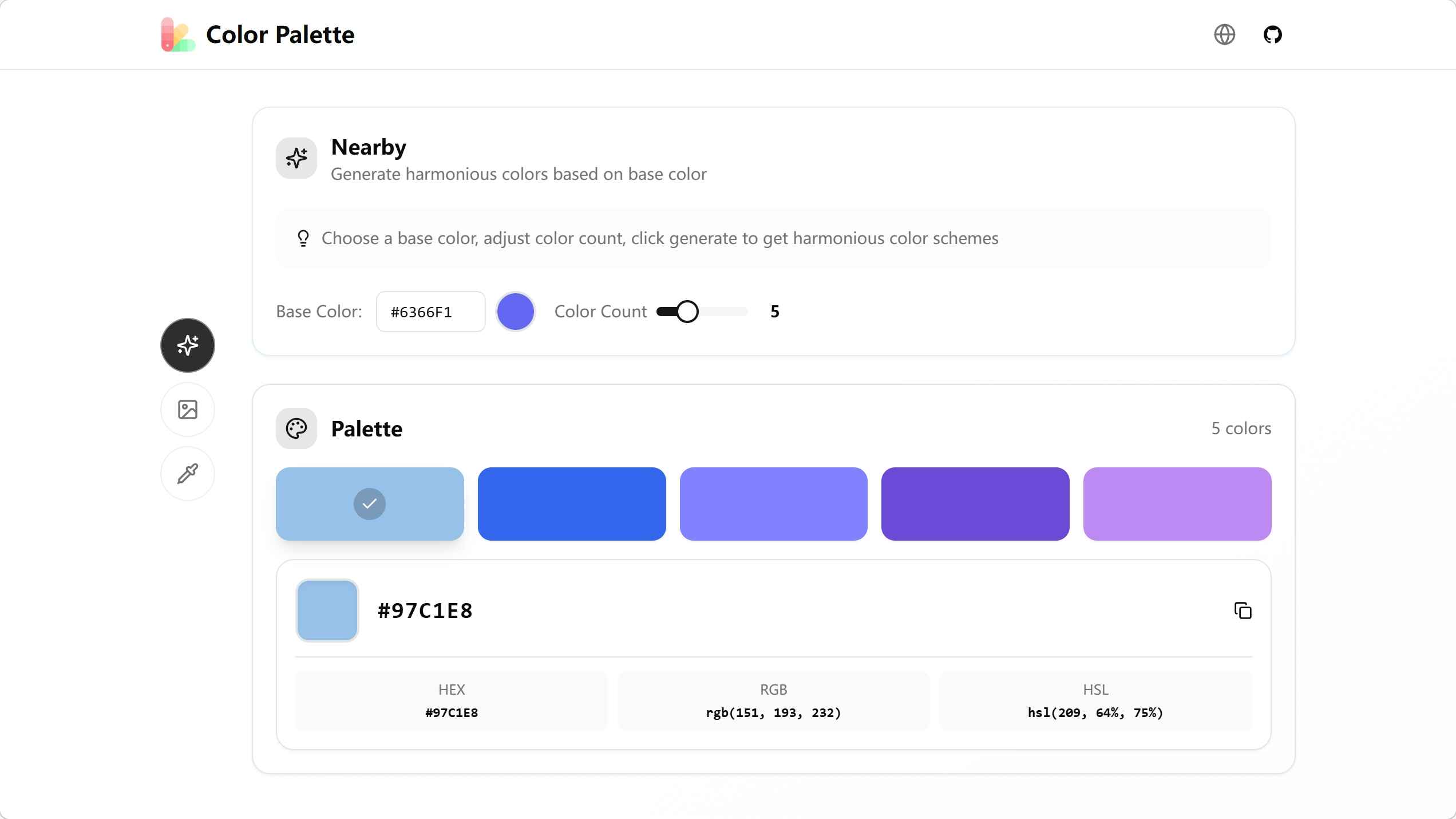 ColorPalette一个色卡生成工具 cover